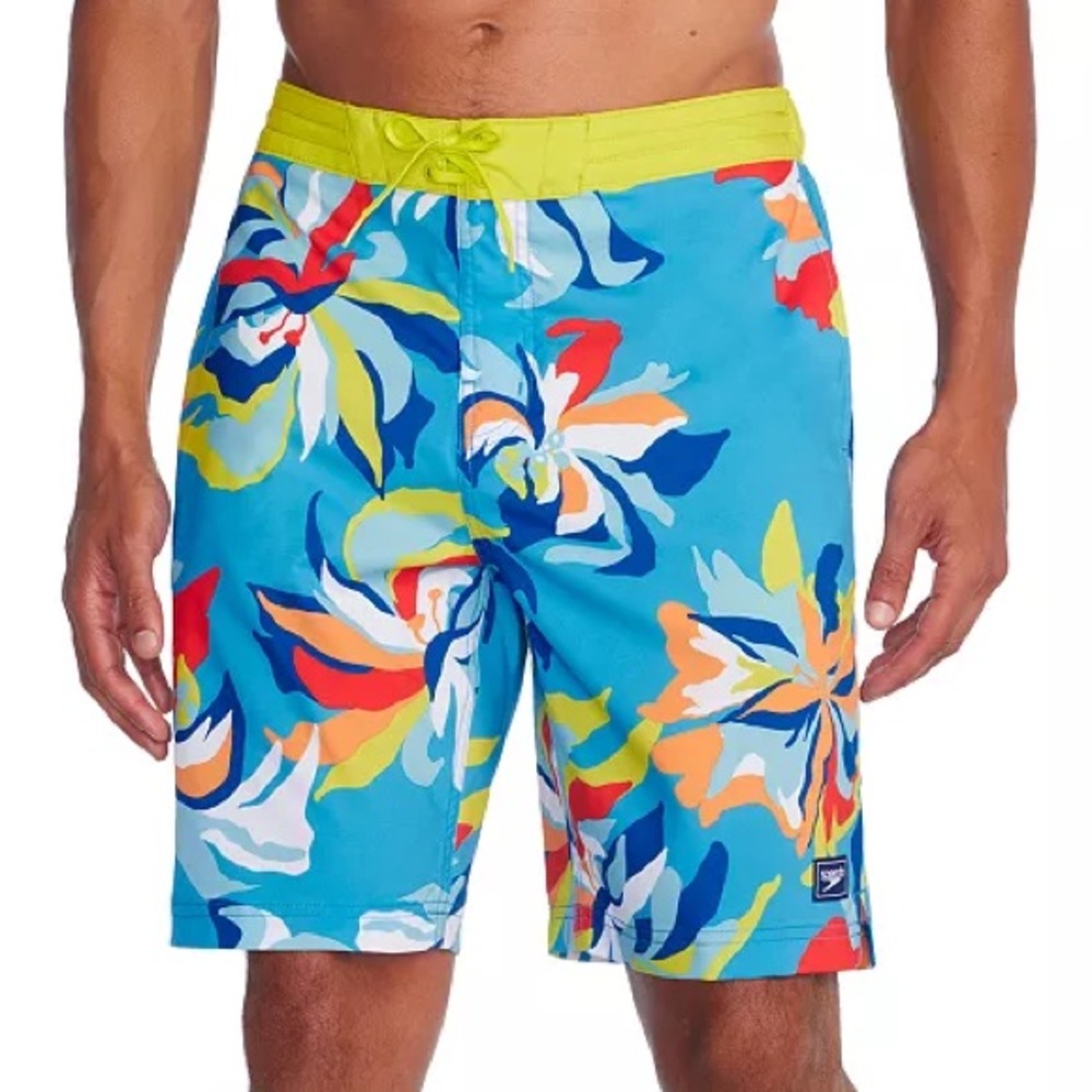 Speedo Multicolor Hydro Square Leg Swim Shorts